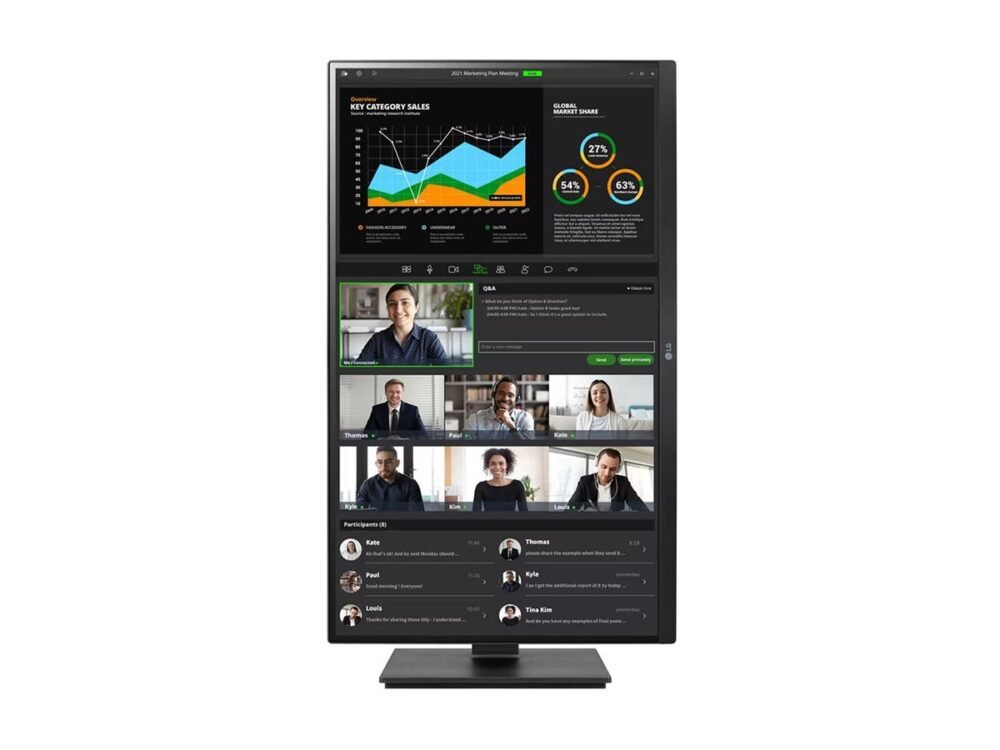 LG | 27BQ75QC-B | 27 " | IPS | 16:9 | 75 Hz | 5 ms | 2560 x 1440 pixels | 350 cd/m² - Image 3