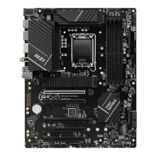 MSI | PRO B760-P WIFI DDR4 | Processor family Intel | Processor socket LGA1700 | DDR4 | Supported hard disk drive interfaces SATA, M.2 | Number of SATA connectors 4