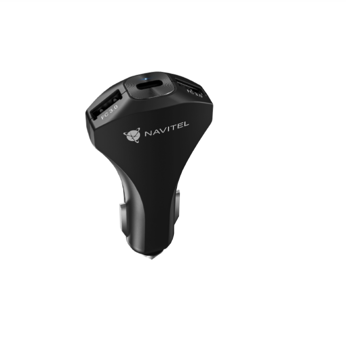 Navitel | Universal Car Splitter Charger | USP45 SLIM | USB-C power: Up to 27 W, 5V - 3.6A; 9V - 3A; 12V - 2.5A; USB-A power: Up to 18 W, 5V - 3A; 9V - 2A; 12V - 1.5A | 5 V | Car Charger