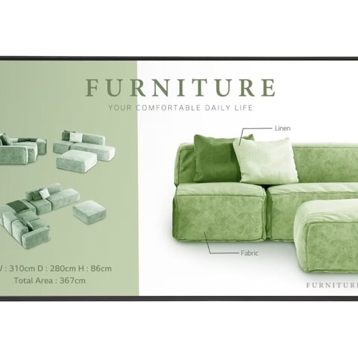 LG | 49UM5N-H | 49 " | Landscape/Portrait | 24/7 | WebOS | 500 cd/m² | 8 ms | 178 ° | 178 °