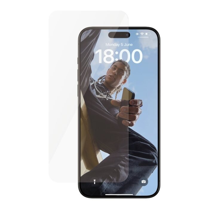 PanzerGlass | SAFE | Screen protector | Apple | Iphone15 PRO MAX | Glass | Clear | Ultra-Wide Fit