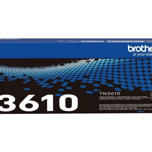 Brother TN-3610 Genuine Toner Cartridge, Black | Brother TN3610 | Toner cartridge | Black