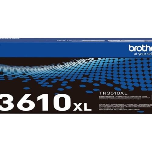 Brother TN-3610XL Genuine High Yield Toner Cartridge, Black | Brother TN3610XL | Toner cartridge | Black