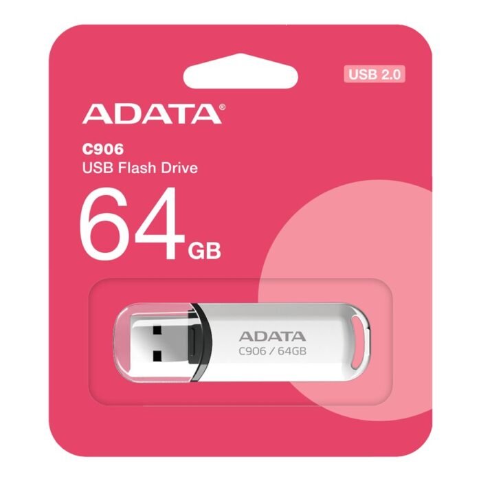 ADATA | USB Flash Drive | C906 | 64 GB | USB 2.0 | White