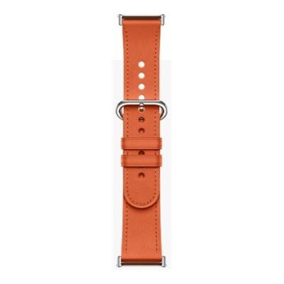 Xiaomi | Leather Quick Release Strap | Coral orange | Stainless steel/Calf leather | Fits wrists 135-205 mm