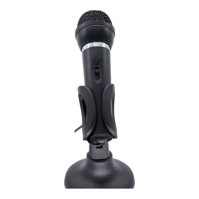 Gembird | Condenser Microphone with Desk-stand | MIC-D-04 | 3.5 mm jack | Black