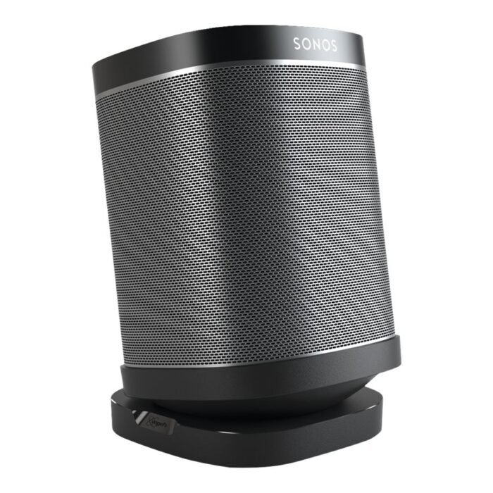 Vogels SOUND 4113 Table-top Speaker Stand for Sonos One & Play:1, Black | Vogels