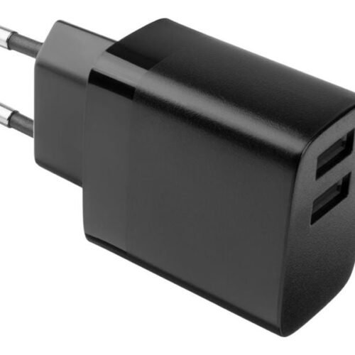 Fixed | Dual USB Travel Charger 17W | FIXC17N-2U-BK
