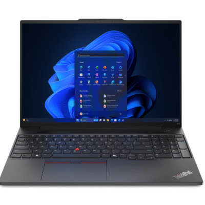 Lenovo | ThinkPad E16 | Black | 16 " | IPS | WUXGA | 1920 x 1200 pixels | Anti-glare | Intel Core U7 | 155H | 16 GB | SO-DIMM DDR5 | Solid-state drive capacity 512 GB | Intel Arc Graphics | Windows 11 Pro | 802.11ax | Bluetooth version 5.3 | Keyboard language English | Keyboard backlit | Warranty 24 month(s) | Battery warranty 12 month(s)