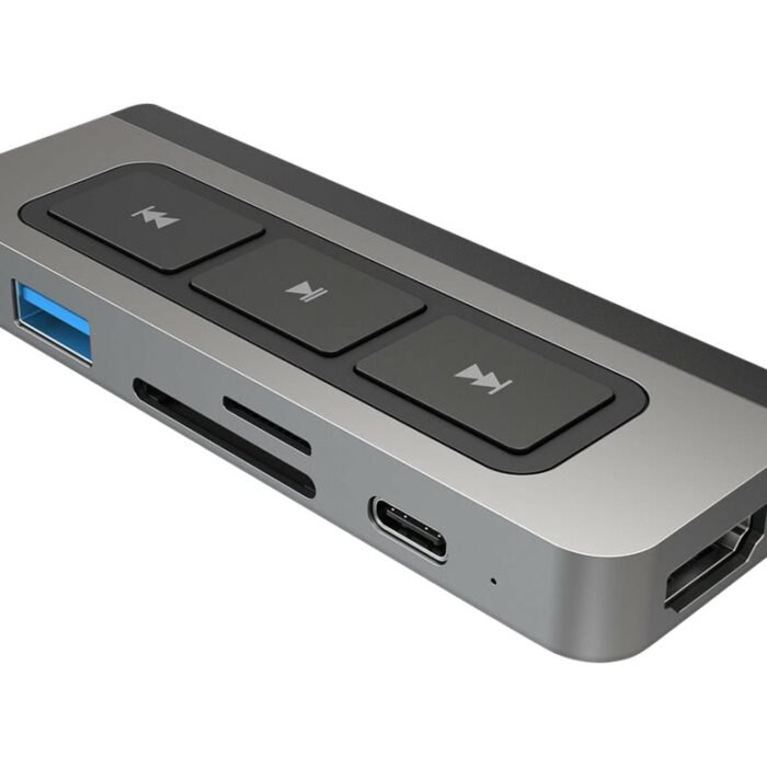 Hyper | HyperDrive Media 6-in-1 USB-C Hub for iPad Pro/Air | HDMI ports quantity 1