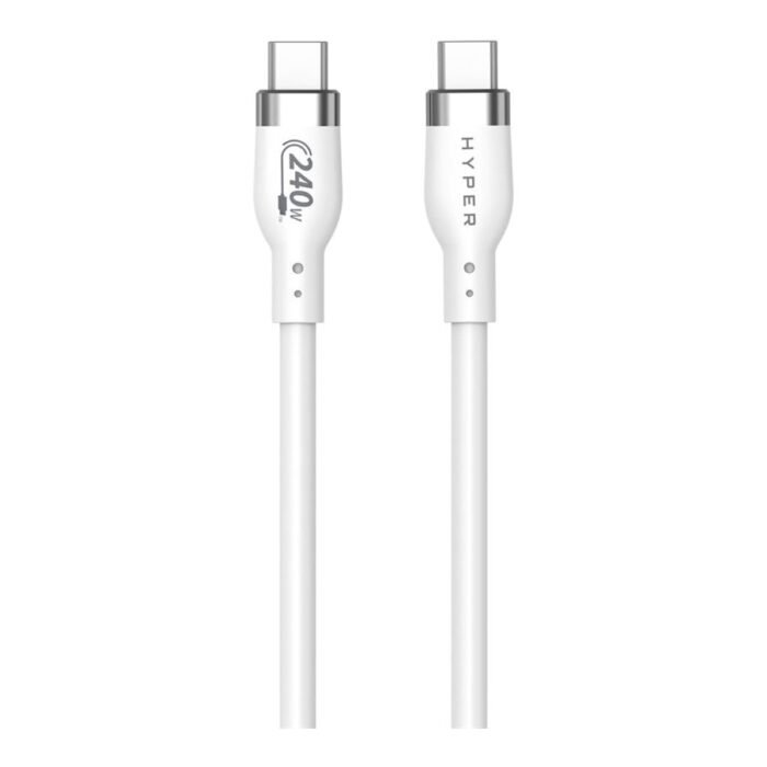 Hyper | 1M Silicone 240W USB-C Charging Cable | USB-C to USB-C