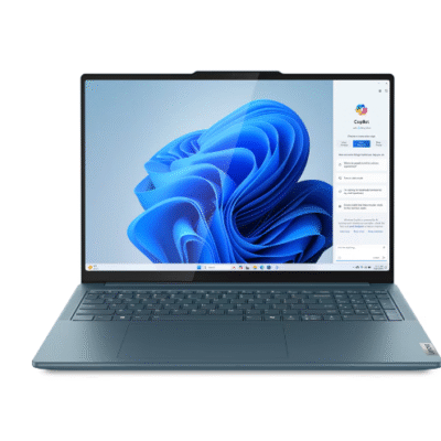 Lenovo | Yoga Pro 9 16IMH9 | Tidal Teal | 16 " | 3200 x 2000 pixels | Anti-glare | Intel Core i7 | 155H | 16 GB | Soldered LPDDR5x | Solid-state drive capacity 1000 GB | NVIDIA GeForce RTX 4060 | GDDR6 | 8 GB | Windows 11 Home | 802.11ax | Bluetooth version 5.3 | Keyboard language English | Keyboard backlit | Warranty 24 month(s) | Battery warranty 12 month(s)