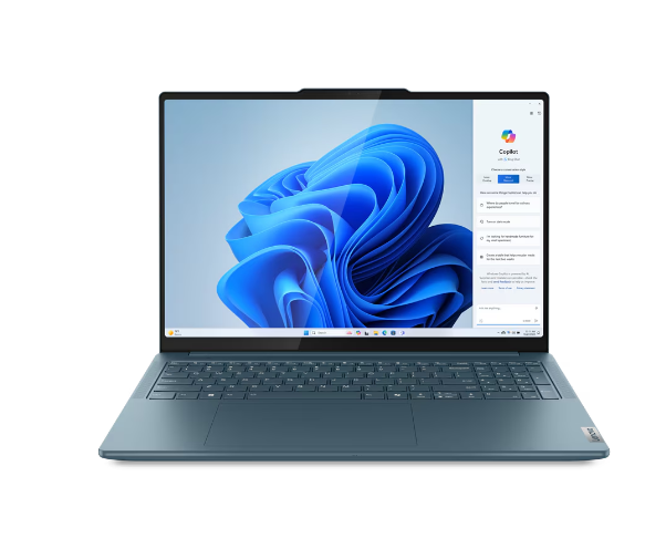 Lenovo | Yoga Pro 9 16IMH9 | Tidal Teal | 16 " | 3200 x 2000 pixels | Anti-glare | Intel Core i7 | 155H | 16 GB | Soldered LPDDR5x | Solid-state drive capacity 1000 GB | NVIDIA GeForce RTX 4060 | GDDR6 | 8 GB | Windows 11 Home | 802.11ax | Bluetooth version 5.3 | Keyboard language English | Keyboard backlit | Warranty 24 month(s) | Battery warranty 12 month(s)