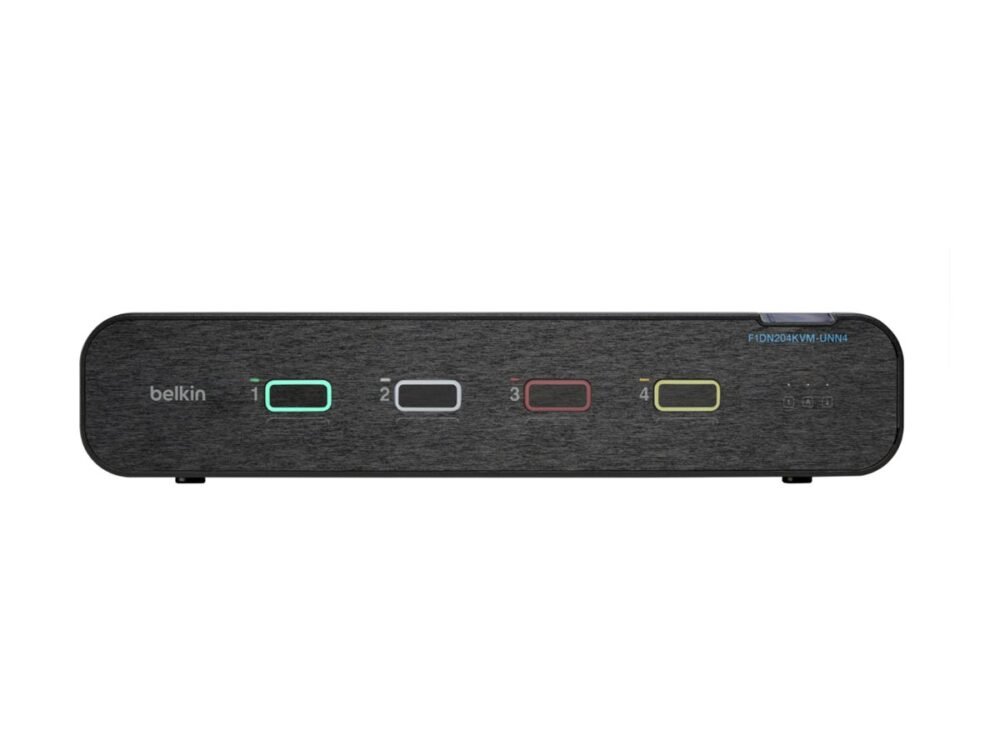 Belkin Universal 2nd Gen Secure KVM Switch, 4-Port, Dual Head, No CAC - Image 2