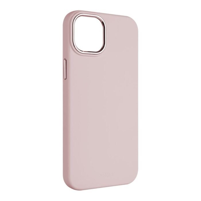 Fixed | MagFlow | Back cover | Apple | iPhone 15 Plus | Liquid silicon | Pink