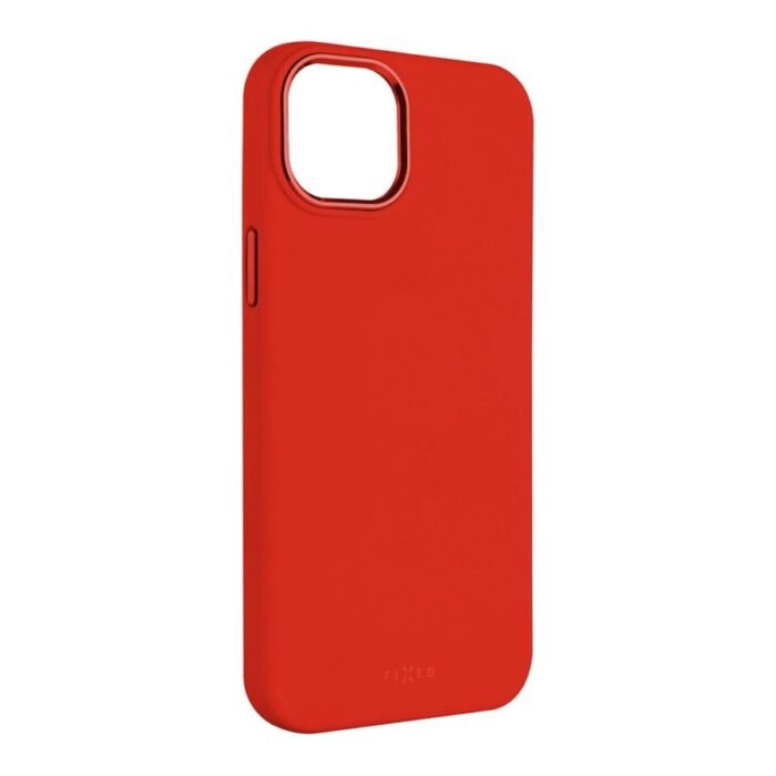 Fixed | MagFlow | Back cover | Apple | iPhone 15 | Liquid silicon | Red