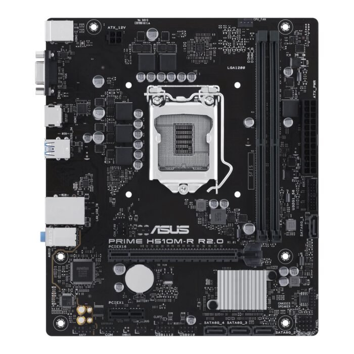 ASUS PRIME H510M-R R2.0-SI | Asus | Processor family Intel H470 | Processor socket 1 x LGA1200 Socket | 2 DIMM slots - DDR4, non-ECC, unbuffered | Supported hard disk drive interfaces SATA-600 | Number of SATA connectors 4