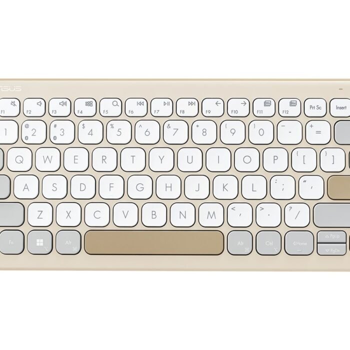 Asus KW100 | Keyboard | Wireless | US | Oat Milk | Bluetooth