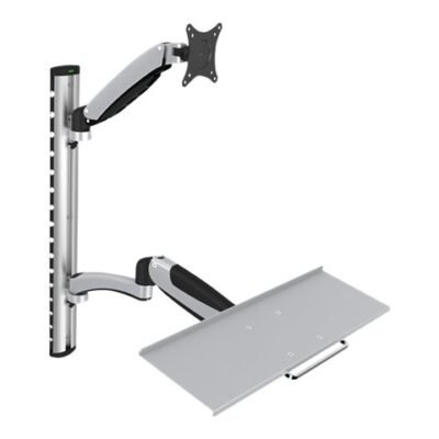 Digitus | Wall mount | Workstation | Adjustable Height, Tilt, Swivel | 27 " | Maximum weight (capacity) 6 kg | Silver