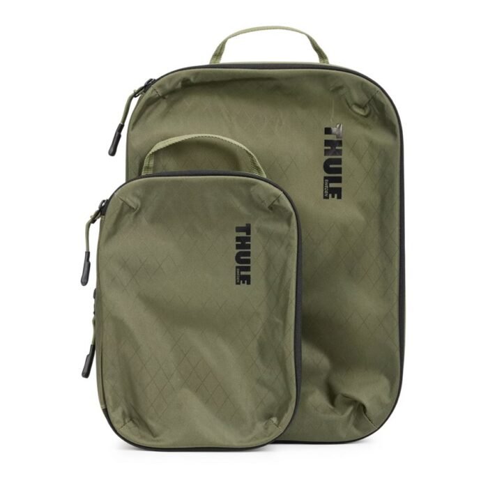 Thule | Compression Cube Set | Packing Cube | Soft Green