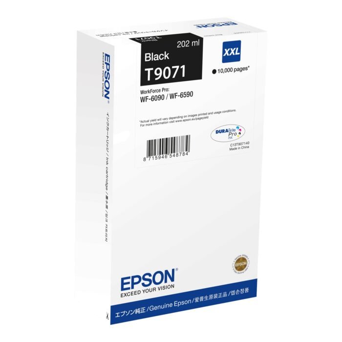 Epson C13T90714N | XXL Ink Cartridge | Black