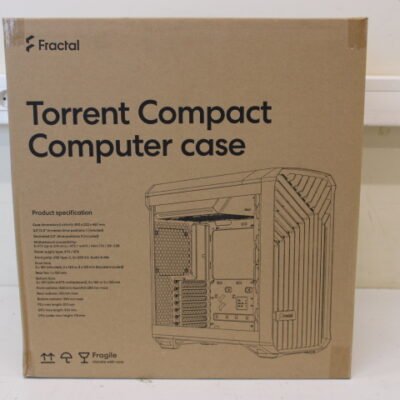 SALE OUT. Fractal Design Torrent Compact White TG Clear tint Fractal Design Torrent Compact TG Clear Tint Side window White DAMAGED PACKAGING ATX | Fractal Design Torrent Compact TG Clear Tint | Side window | White | DAMAGED PACKAGING | ATX