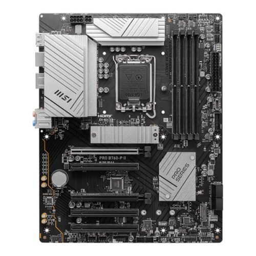 MSI | PRO B760-P II | Processor family Intel | Processor socket LGA1700 | DDR5 | Number of SATA connectors 4
