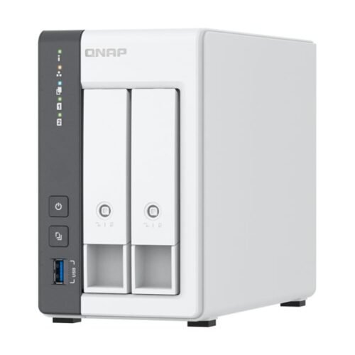 QNAP 2-bay 2.5 GbE NAS with Integrated NPU | TS-216G | ARM 4-core | Cortex-A55 | Processor frequency 2.0 GHz | 4 GB