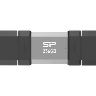 Silicon Power Dual USB Drive | Mobile C51 | 256 GB | USB Type-A and USB Type-C | Silver