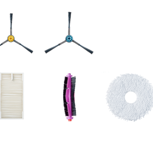 Midea Spare Parts Kit for V12: 6x Side brushes, 2x Roller brushes, 3x HEPA Filters, 4x Mops, 3x Dust Bags