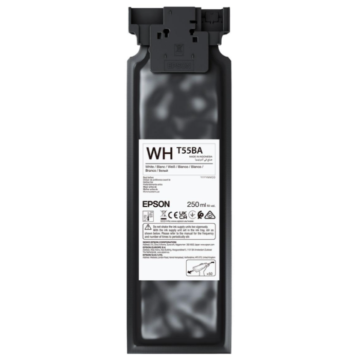 Epson UltraChrome DG2 T55BA00 (250ml) | Ink cartridge | White