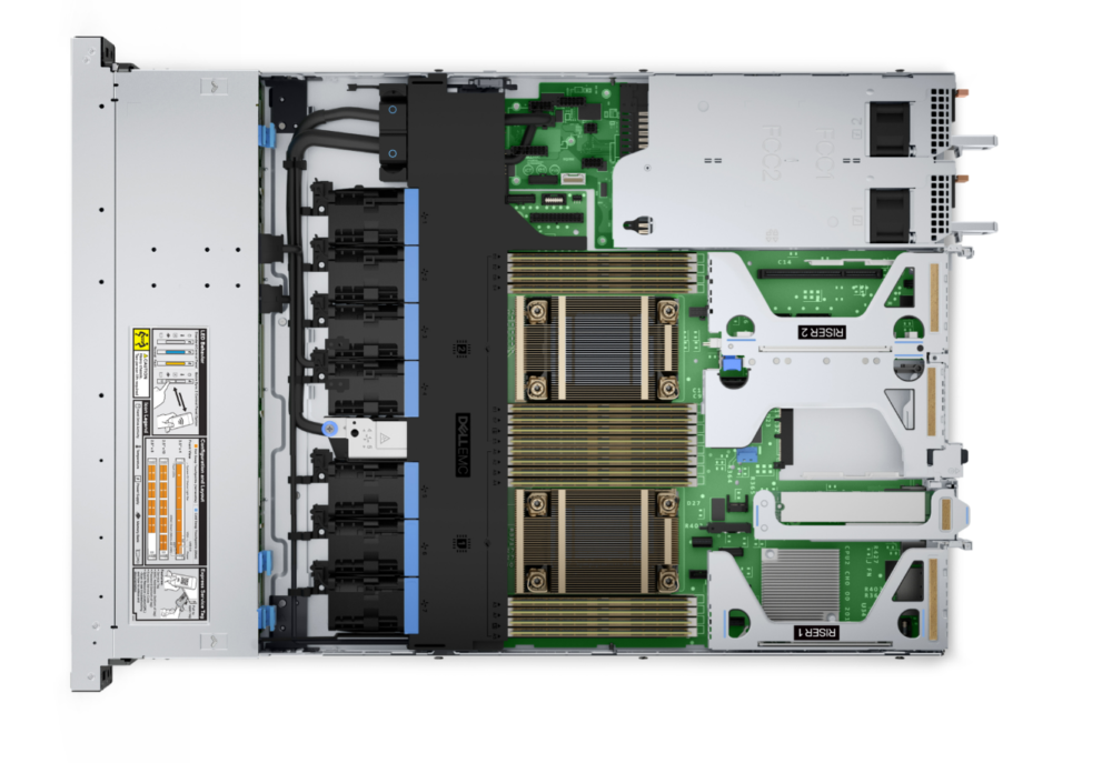 Dell PowerEdge | R450 | Rack (1U) | Intel Xeon | 1 | Silver 4310 | 12C | 24T | 2.1 GHz | No RAM, No HDD | Up to 8 x 2.5" | Hot-swap drive bays | PERC H755 | iDRAC9 Enterprise | Power supply 2x700 W | No OS | Warranty Basic NBD, 36 month(s) - Image 4