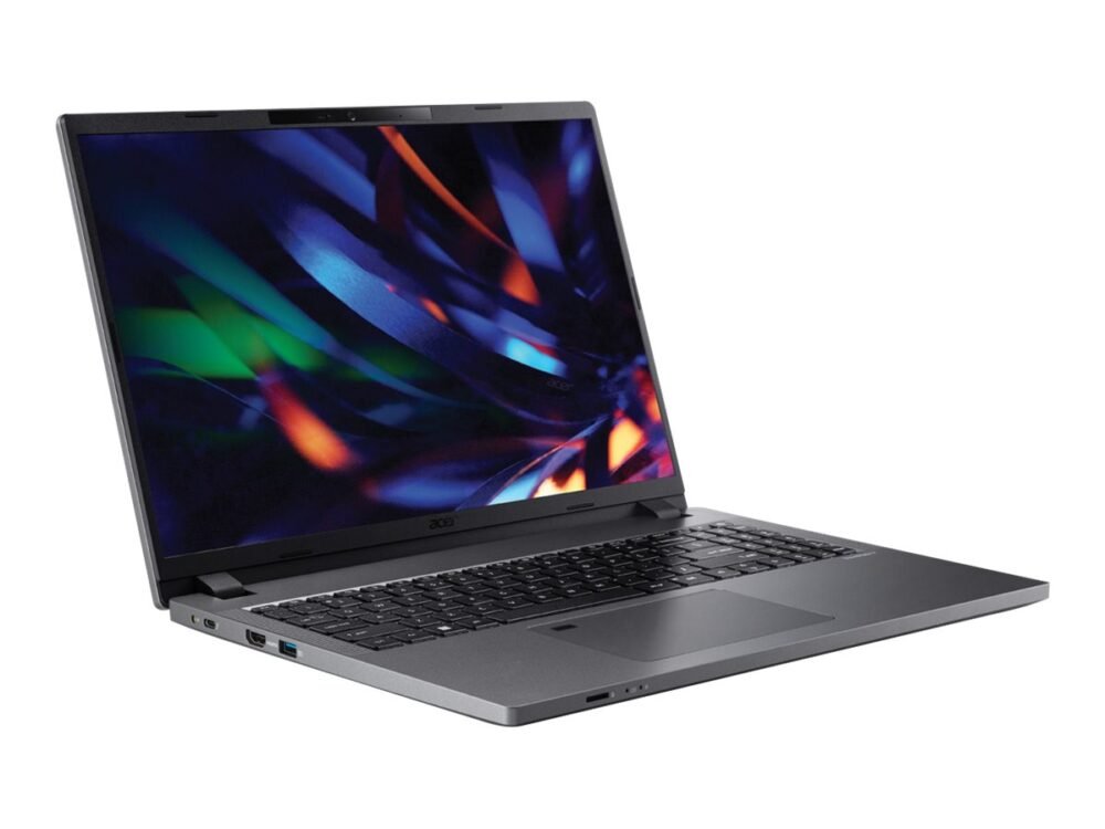 Acer TravelMate TMP216-51-TCO-587X 16“ WUXGA IPS i5-1335U/16GB/SSD 512GB/Intel Iris Xe Graphics/Win11Pro/Eng kbd/FP/Gray/3Y Warranty | Acer