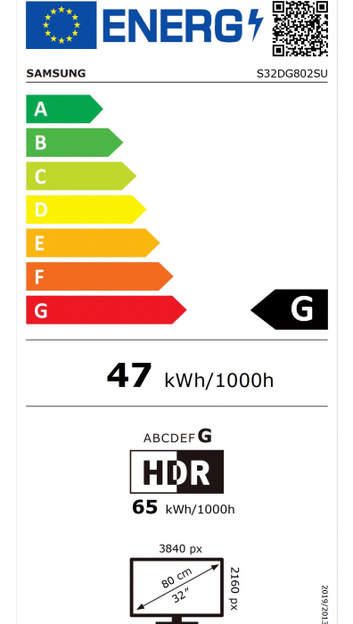 Samsung LS32DG802SUXDU | 32 " | OLED | 4K | 16:9 | 240 Hz | 0.03 ms | 3840 x 2160 pixels | 200 cd/m² | HDMI ports quantity 2 | Silver