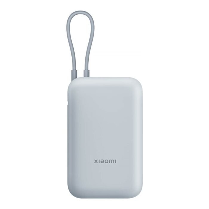 Xiaomi Power Bank (Integrated Cable) | 10000 mAh | USB-A/USB-C/USB-C cable | Ice Blue