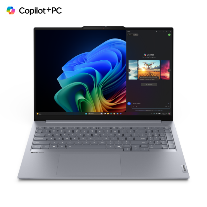 Lenovo ThinkBook 16 G7 QOY | Luna Grey | 16 " | IPS | WUXGA | 1920 x 1200 pixels | Anti-glare | Snapdragon X Plus | X1P-42-100 | 16 GB | Soldered LPDDR5x | Solid-state drive capacity 512 GB | Qualcomm Adreno GPU | Windows 11 Pro | 802.11be | Bluetooth version 5.3 | Keyboard language English | Keyboard backlit | Warranty 24 month(s) | Battery warranty 12 month(s)