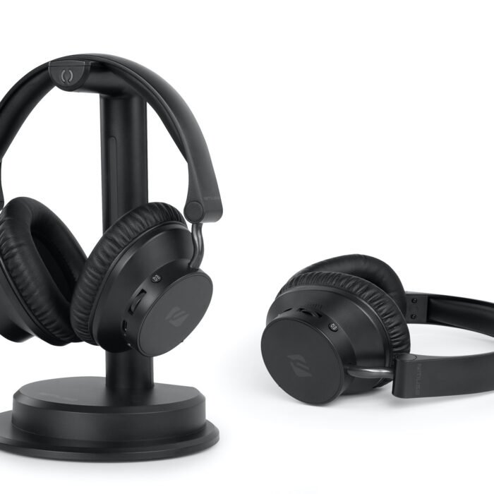 Muse | Pack 2 Wireless TV Headphones | M-288 CTV | Over-ear | Bluetooth | Black