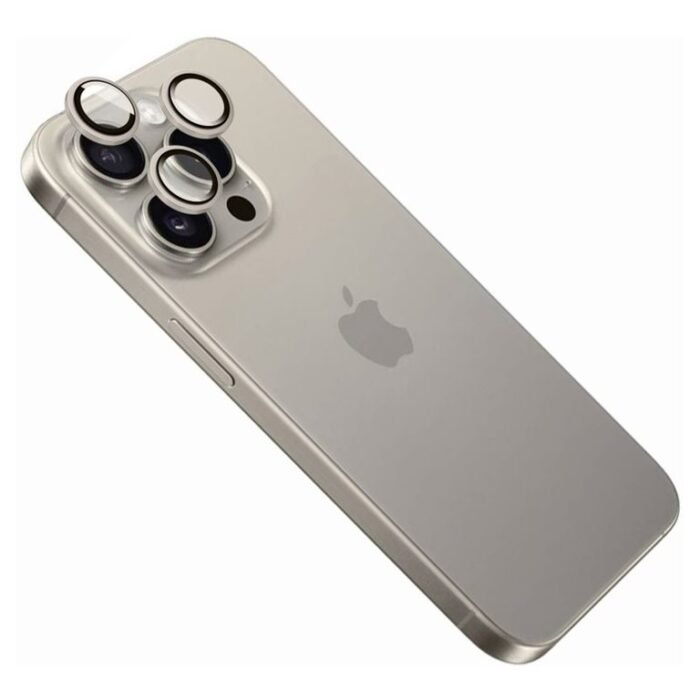 Fixed Camera glass | Apple | iPhone 16 Pro/16 Pro Max | Tempered glass | Gold