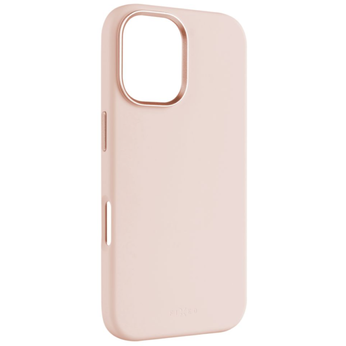 Fixed MagFlow | Back cover | Apple | iPhone 16 | Liquid silicon | Pink