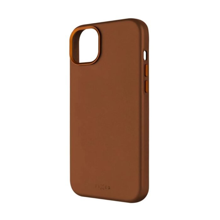 Fixed MagLeather | Back cover | Apple | iPhone 16 Plus | Leather | Brown