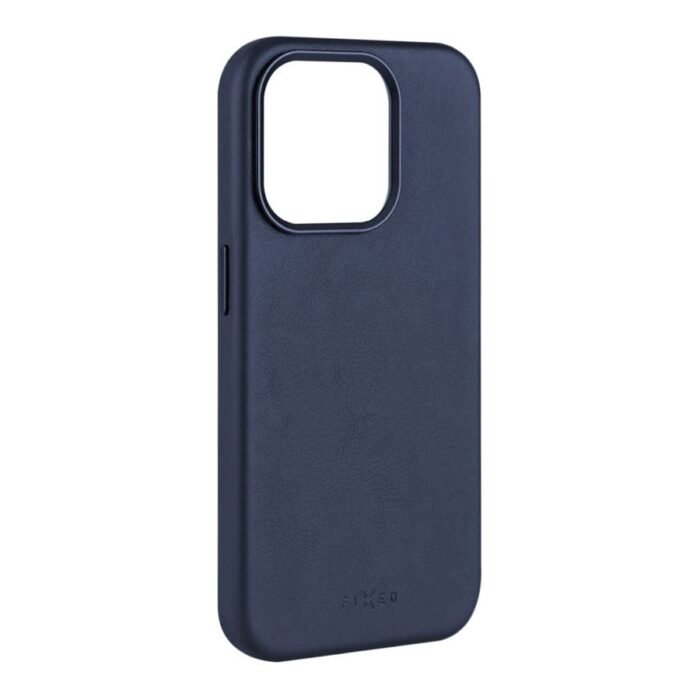 Fixed MagLeather | Back cover | Apple | iPhone 16 Pro | Leather | Blue