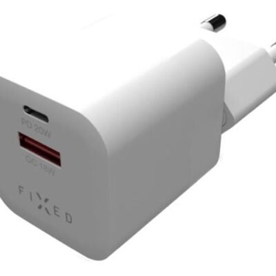 Fixed Mini USB-C/USB Travel Charger 20W | FIXC20M-CU-WH