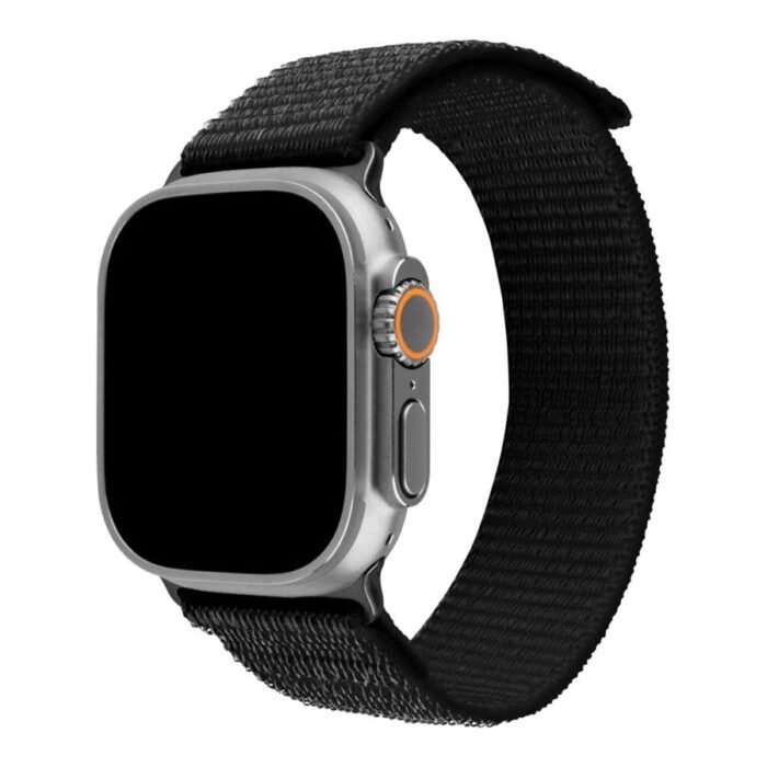 Fixed | Sporty Strap for Apple Watch Ultra 49mm | 160-210 mm | Black | Nylon