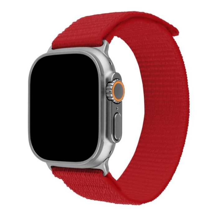 Fixed | Sporty Strap for Apple Watch Ultra 49mm | 160-210 mm | Red | Nylon