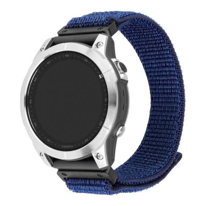 Fixed | Sporty Strap for Garmin QuickFit 26mm | 160-210 mm | Dark blue | Nylon