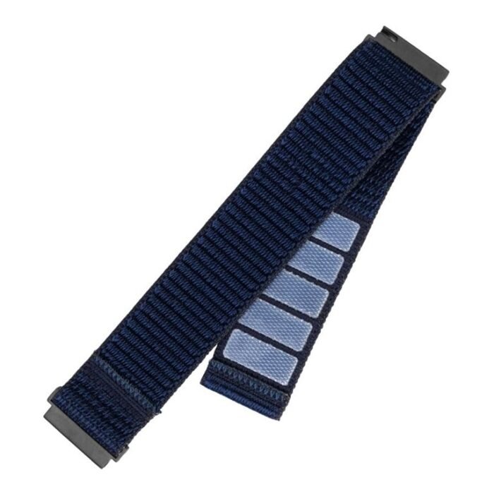 Fixed | Sporty Strap with Quick Release 20mm for Smartwatch | 160-210 mm | Dark Blue | Nylon