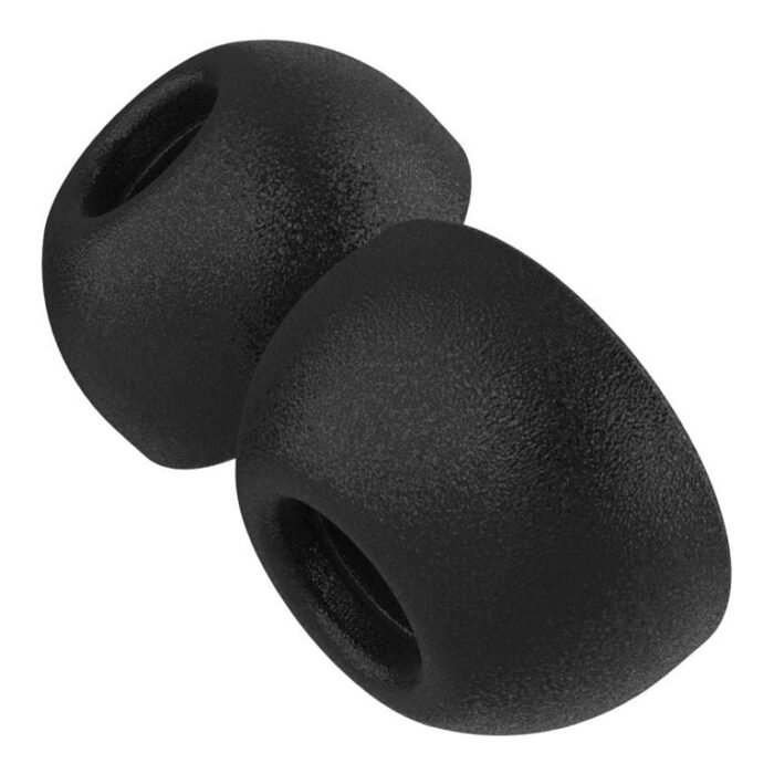 Fixed Plugs Pro, 2 sets, size M | Plugs | Apple | Airpods Pro/Pro 2 | Foam | Black
