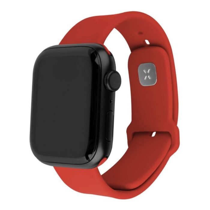 Fixed | Sporty Strap Set for Apple Watch Ultra 49mm | 180-250 mm | Red | Silicone