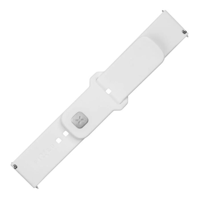 Fixed | Sporty Strap Set with Quick Release 20mm for Smartwatch | 160-235 mm | White | Silicone
