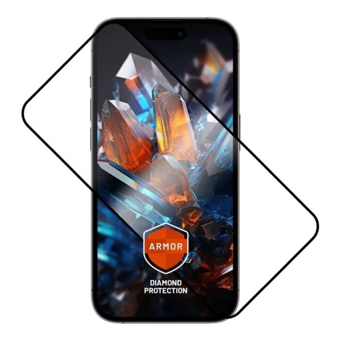 Fixed Armor | Screen protector | Apple | iPhone 16 Pro | Tempered glass | Black